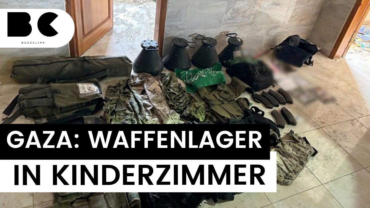 Gaza: israelische armee findet waffenlager in kinderzimmer