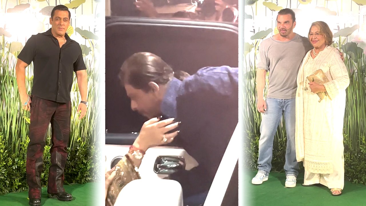 Shah Rukh Khan, Salman Khan & Sohail Khan Make A Dazzling Appearance At Arpita's Festive Party