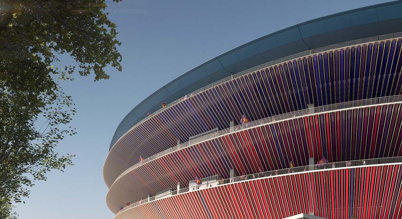 Así lucen las obras del nuevo Camp Nou: Limak se lleva un bono por llevar las obras con un mes de adelanto