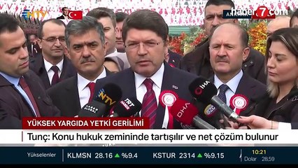 Bakan Tunç adres gösterdi! AYM-YARGITAY TARTIŞMASINA SON NOKTA