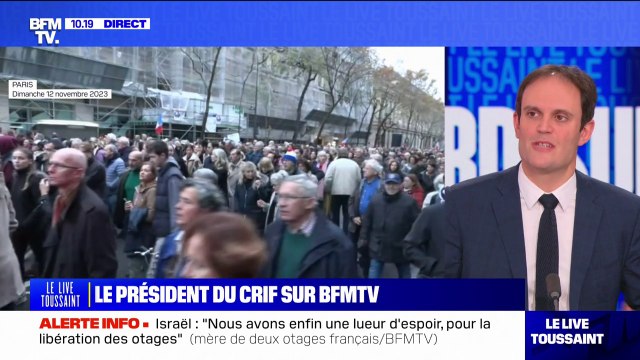 Marche contre l'antisémitisme: le président du Crif, Yonathan Arfi, considère que c'est un succès