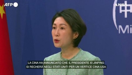 Cina, Xi e Biden parleranno di "pace globale e sviluppo"