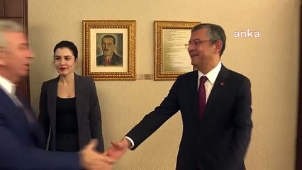 CHP Genel Başkanı Özgür Özel, Mansur Yavaş'ı Kabul Etti