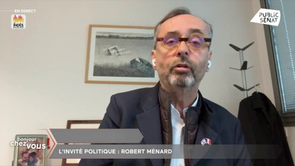 Robert Ménard juge qu’Emmanuel Macron a eu “tort” de ne pas marcher contre l’antisémitisme