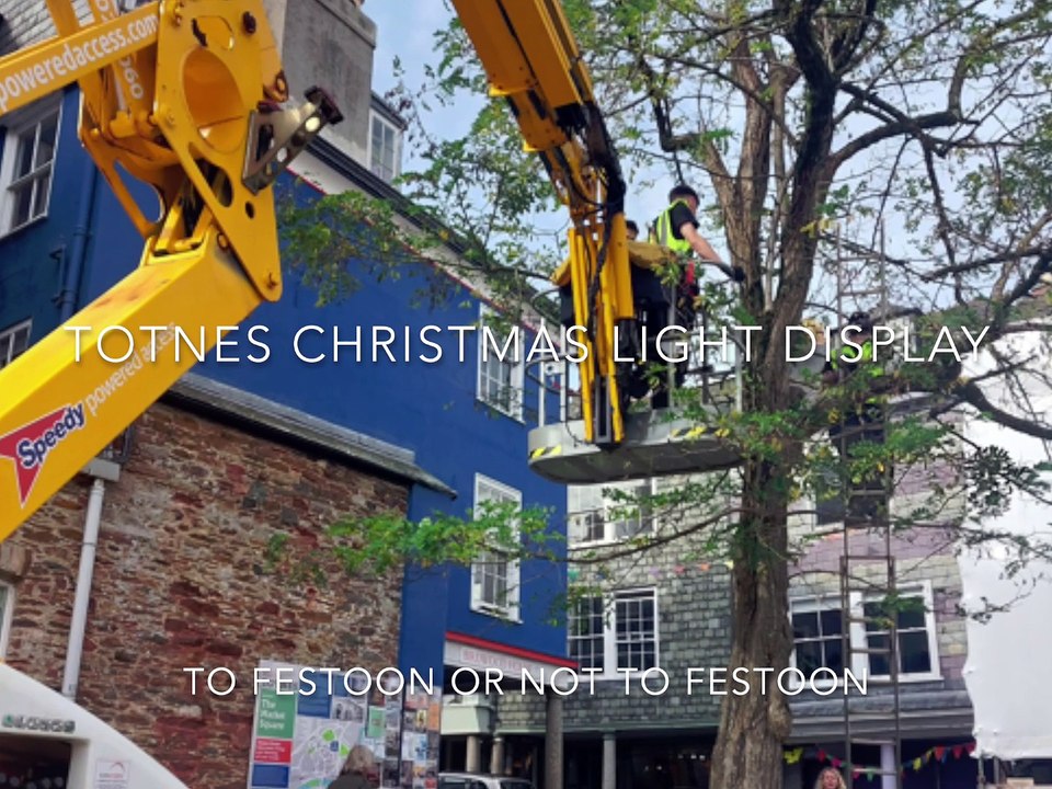 Totnes Xmas Light spat