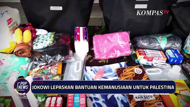 Jokowi Lepaskan Bantuan Kemanusiaan Seberat 51,5 Ton untuk Palestina | POP NEWS