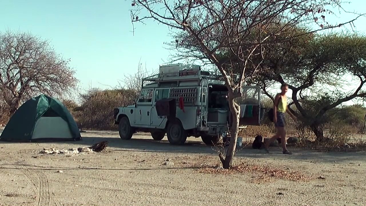Kubu Island in Makgadikgadi Pan in Botswana