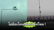 วีรกรรมของเจ้าลิงแสบ ที่ชอบเล่นกับเสาไฟ