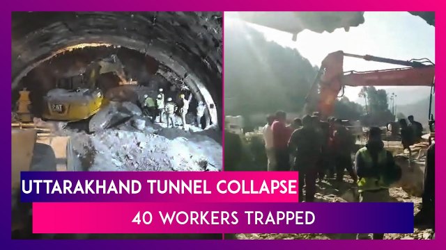 Uttarakhand Tunnel Collapse: 40 Workers Trapped; Rescuers Establish Contact, Food And Water Being Supplied