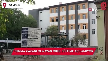 "Isınma kazanı olmadığından okul eğitime açılamıyor, binin üzerinde öğrenci mağdur"
