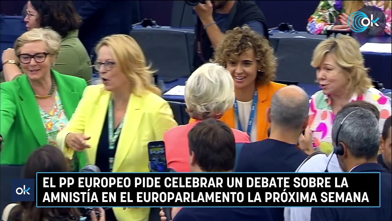 El PP europeo pide celebrar un debate sobre la amnistía en el Europarlamento la próxima semana