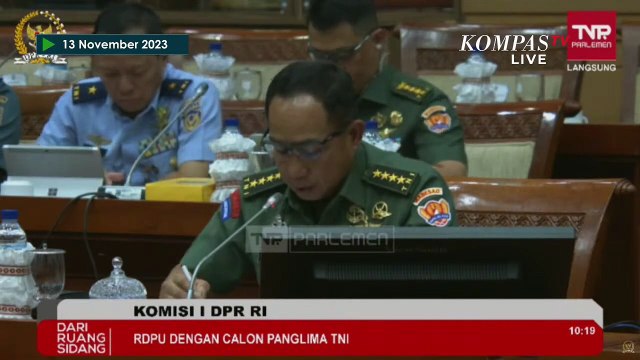 [FULL] Calon Panglima TNI Agus Subiyanto Sampaikan Visi dan Misi di DPR RI