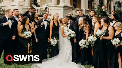 Newlyweds say they had the 'perfect' wedding day despite tying the knot with 'stinking hangovers'