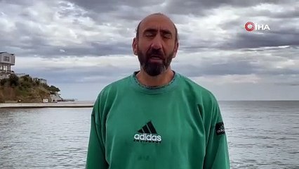 Eski basketbolcudan Sinop'ta Kasım ayında deniz keyfi