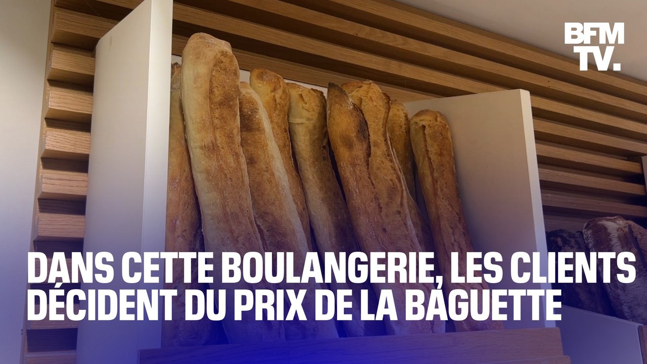 Dans cette boulangerie, les clients décident du prix de la baguette