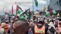 حامیان فلسطین در تظاهرات هزاران نفری در آفریقای جنوبی: سفیر اسرائیل اخراج شود