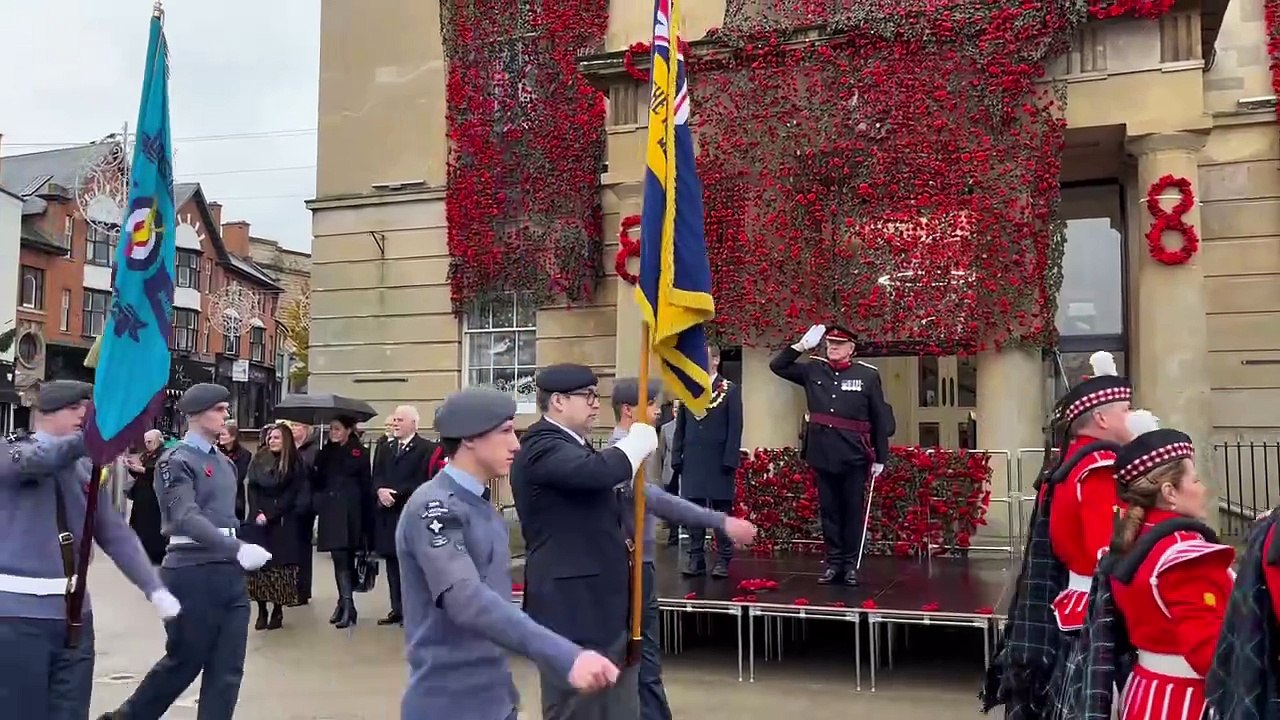 Remembrance Sunday in Mansfield video Dailymotion