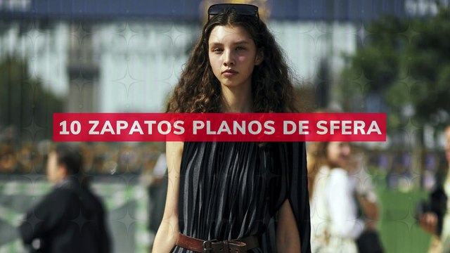10 zapatos planos de Sfera