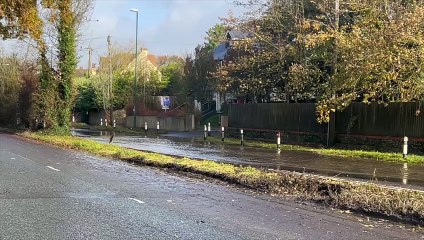 Flooding around the Bognor Regis Bypass