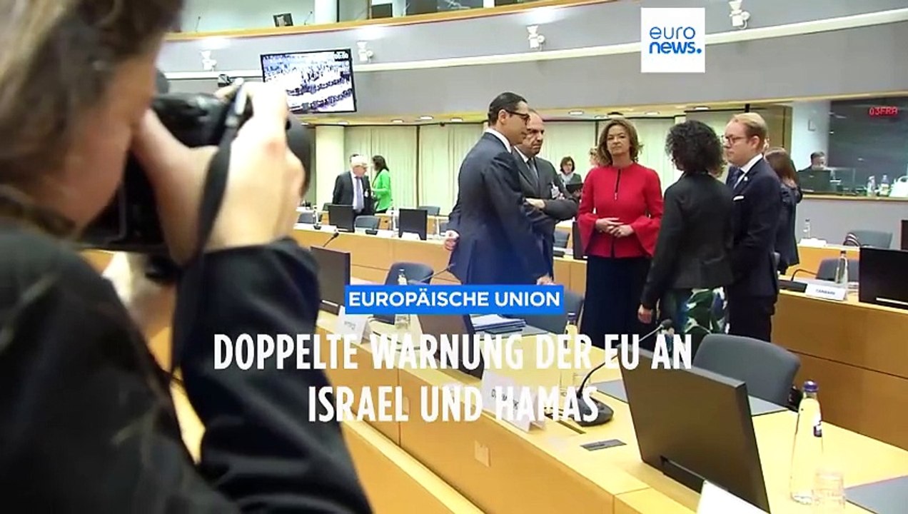 Doppelte Warnung der EU an Israel und die Hamas