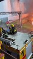 Imagens impressionantes mostram dimensão de incêndio em depósito de combustíveis em Chapecó