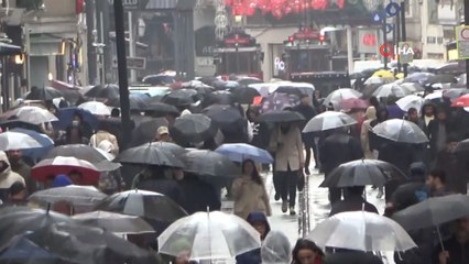 İstanbul'da sağanak yağış