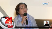 Bahagi ng presscon ni dating Sen. Leila de Lima na pinayagang magpiyansa ng Muntinlupa RTC | 24 Oras
