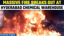 Hyderabad chemical warehouse fire: Death toll rises to 9; rescue operations underway | Oneindia News