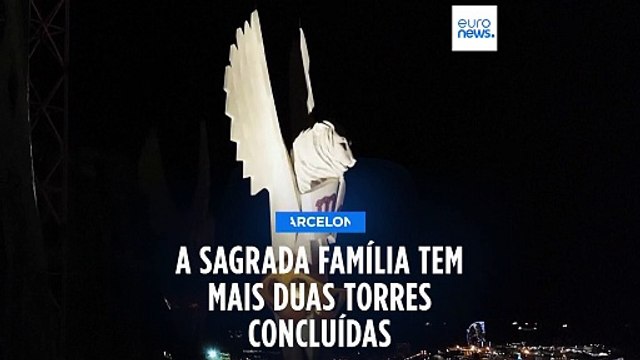 Torres de João e Mateus inauguradas na basílica da Sagrada Família em Barcelona