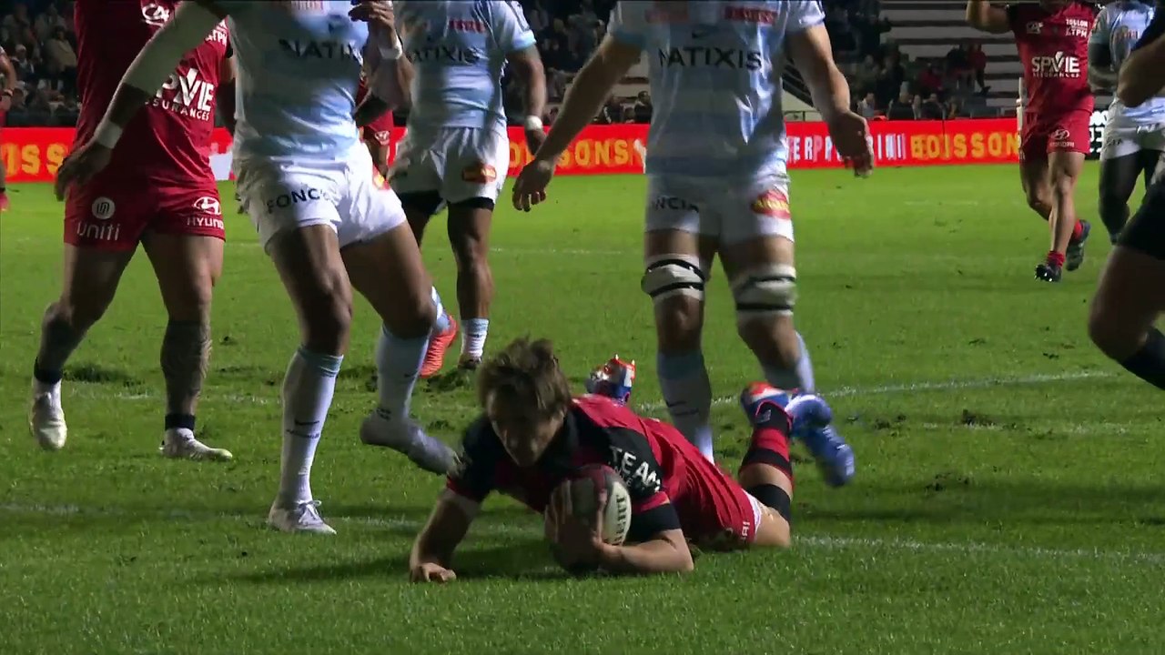 TOP 14 - Essai de Baptiste SERIN (RCT) - RC Toulon - Racing 92 - Saison 2023-2024