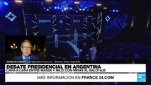 Informe desde Buenos Aires: Massa y Milei se enfrentaron en el último debate previo al balotaje