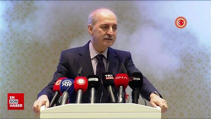 Numan Kurtulmuş: İsrail'in bugün Filistin'de yaptığı katliam, soykırımdır
