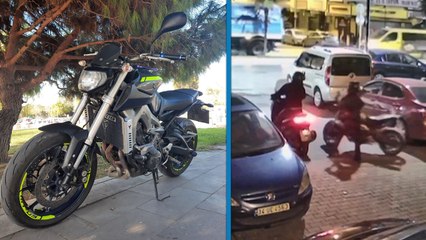 Bahçelievler'de 400 bin liralık motosikleti böyle çaldılar!