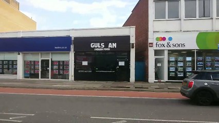 High court enforcement order plastered outside Gulshan Indian Food in Portsmouth