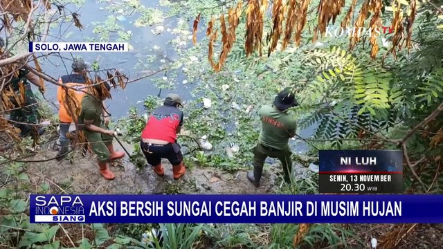 Memasuki Musim Hujan, Pemkot Solo Gencarkan Aksi Bersih-Bersih Sungai Cegah Banjir!