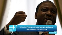 L'ancien Premier ministre ivoirien Guillaume Soro va mettre fin à son exil