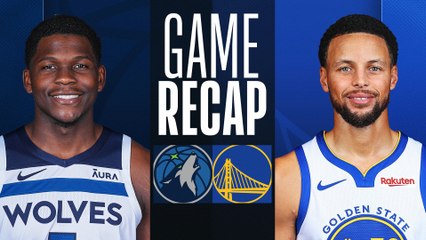 Game Recap: Timberwolves 116, Warriors 110