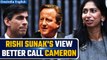 UK Cabinet reshuffle: Sunak appoints ex-PM David Cameron as foreign secretary | Oneindia News