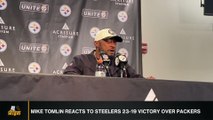 Mike Tomlin Reacts To Steelers Win Over Packers