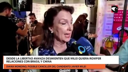 Desde La Libertad Avanza desmienten que Milei quiera romper relaciones con Brasil y China