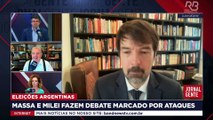 DEBATE PRESIDENCIAL na ARGENTINA é marcado por ataques entre MASSA e MILEI