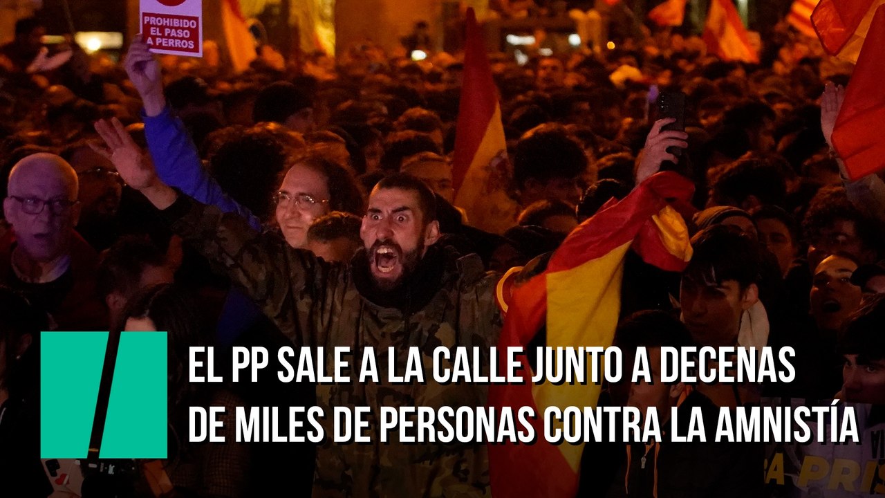 El PP sale a la calle junto a decenas de miles de personas contra la ...