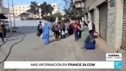 Periodista gazatí grabó su huida y la de su familia hacia el sur del enclave palestino