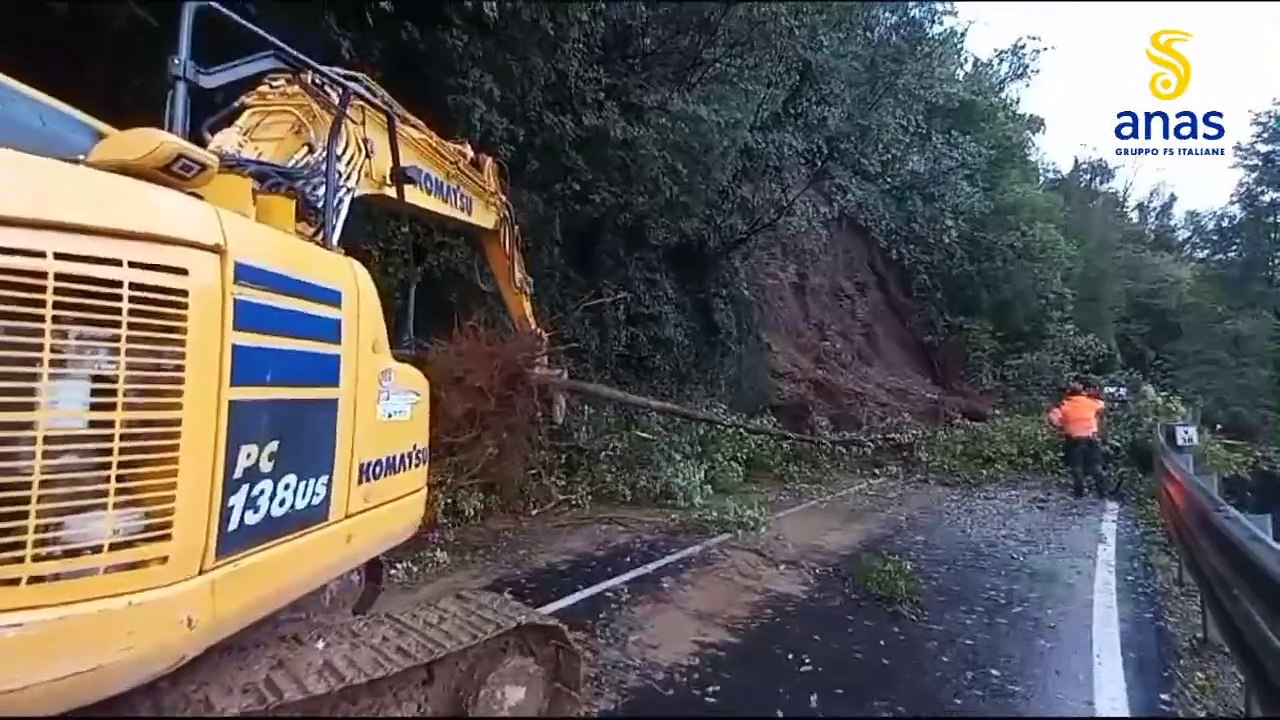Maltempo, gli interventi di Anas per le strade interrotte in Toscana