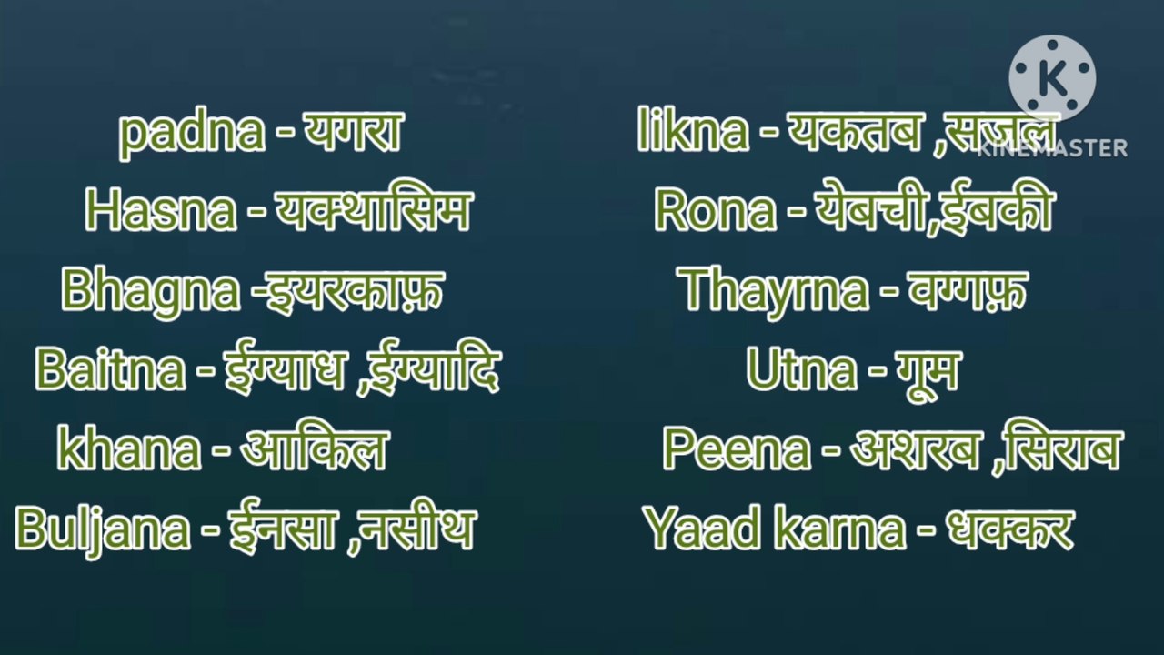 Kuwait arabic words and phrases in hindi - Dailymotion