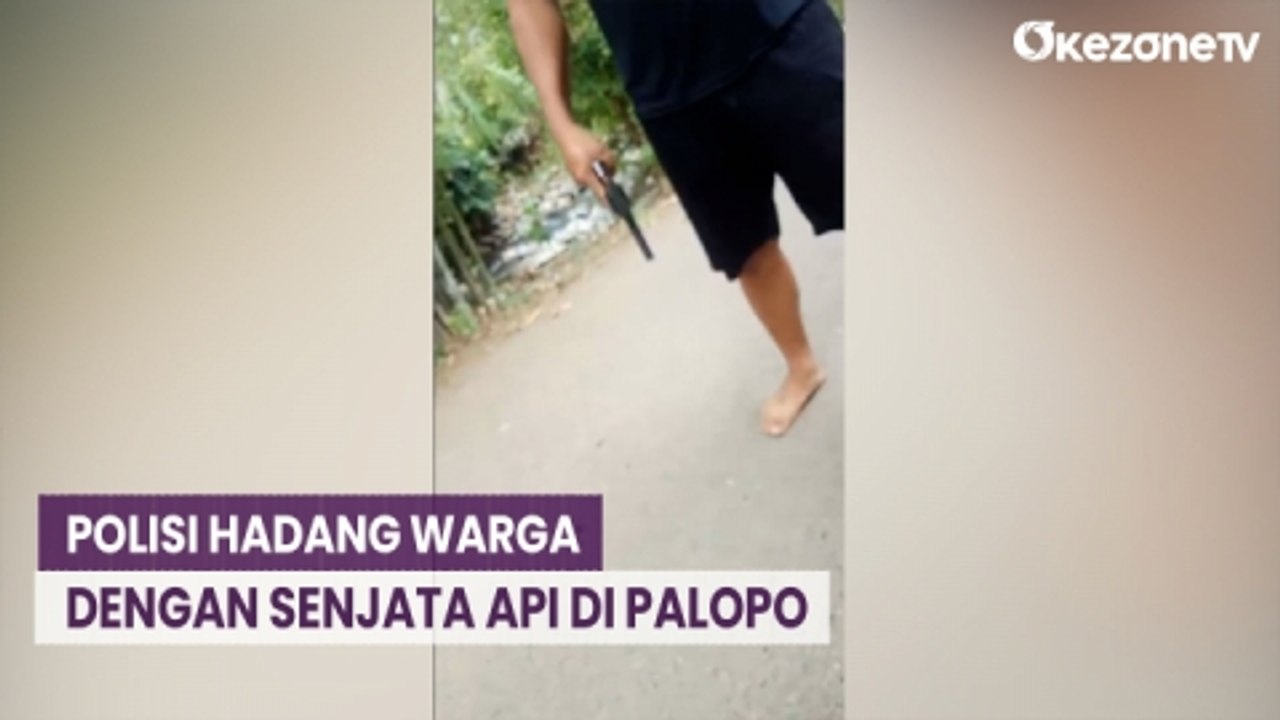 Oknum Anggota Polisi Hadang Warga dengan Senjata Api di Palopo, Ternyata Ini Motifnya