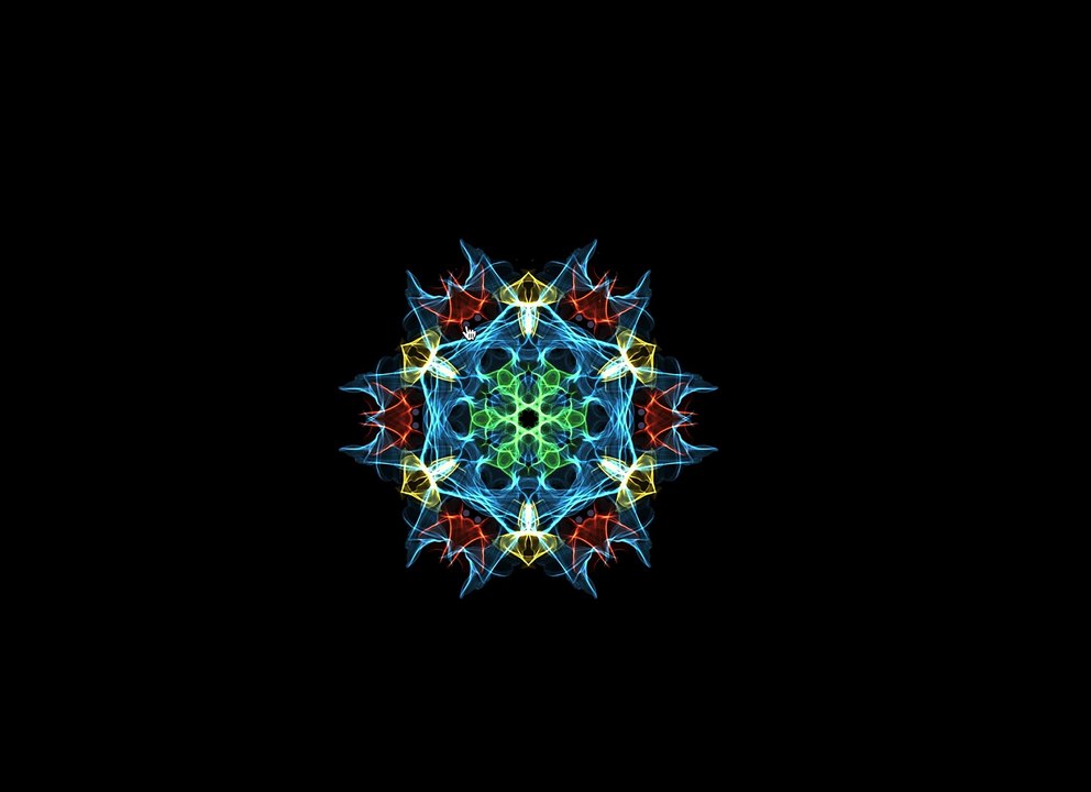 Make a colorful light art