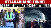 Workers Still Trapped in Uttarakhand Tunnel| CM Pushkar Dhami Visits The Accident Site|Oneindia News