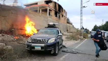 İsrail Lübnan'daki gazetecilere saldırdı