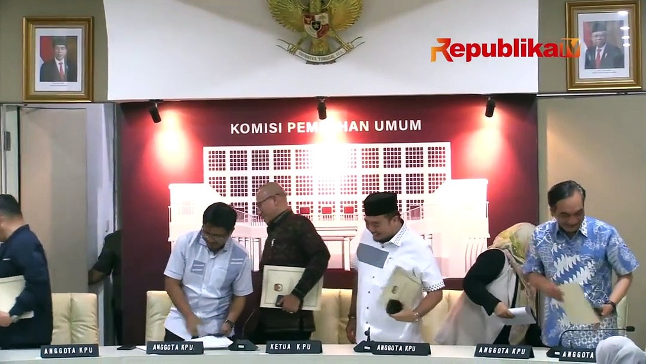 KPU Putuskan Tiga Pasangan Capres dan Cawapres Penuhi Syarat Peserta Pilpres 2024